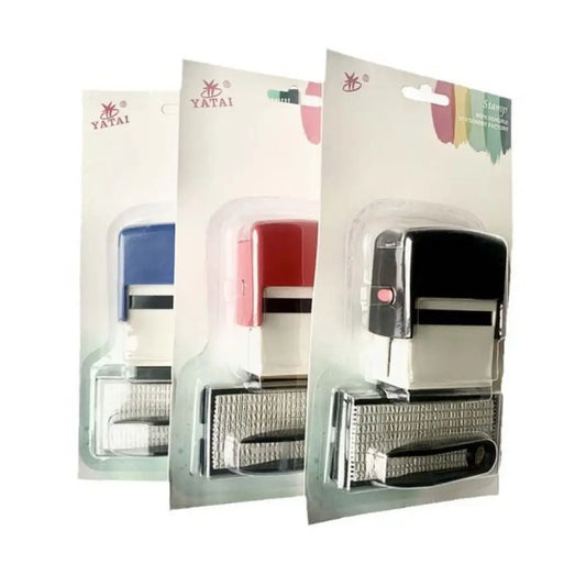 Self-Inking Custom Address Stamp Kit