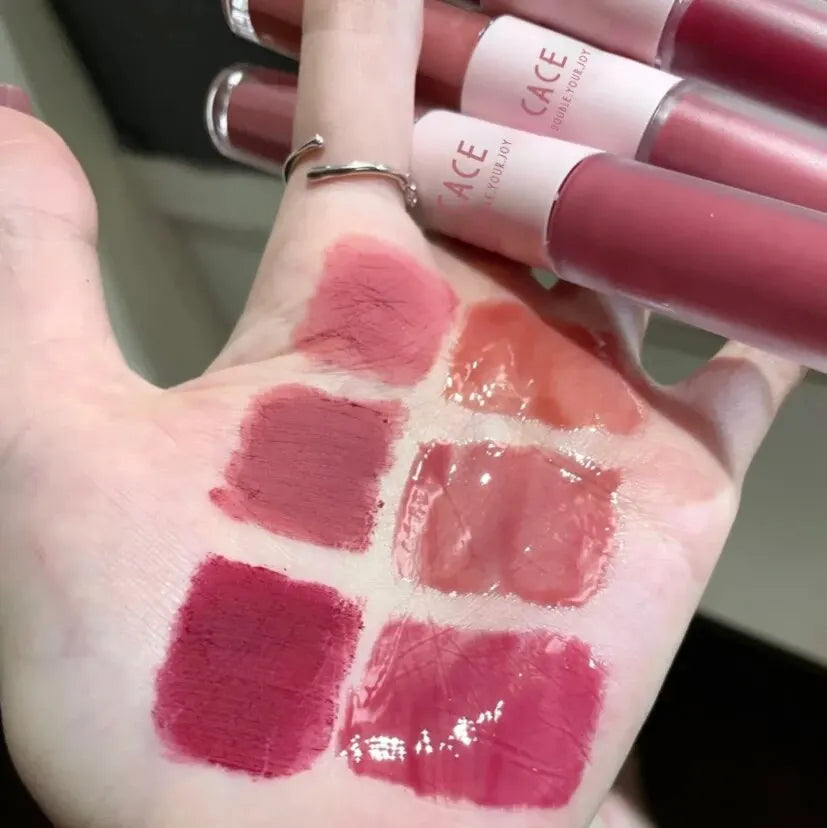 CACE Double-Head Lip Gloss & Matte Lipstick