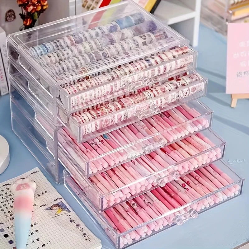 Clear Acrylic Drawer Desk Organizer