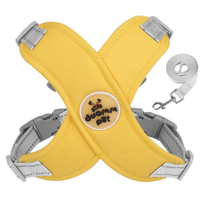 Dog Harness Leash Set – Reflective Breathable Pet Vest Harness