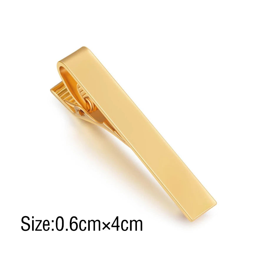 Men’s Metal Tie Clip Necktie Bar Clasp