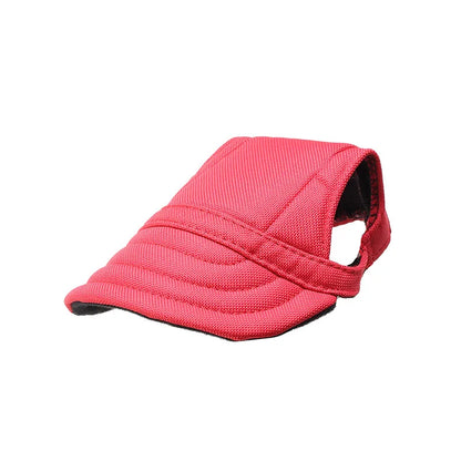 Summer Sunscreen Dog Baseball Cap with Ear Holes
