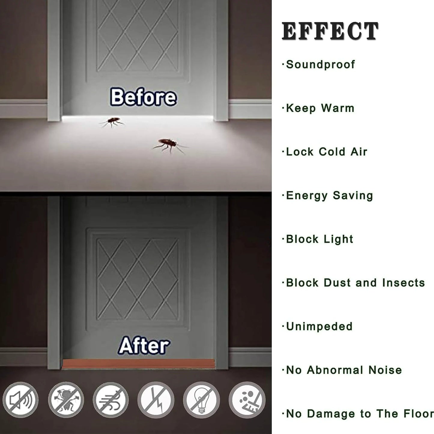 Door Brush Draft Seal