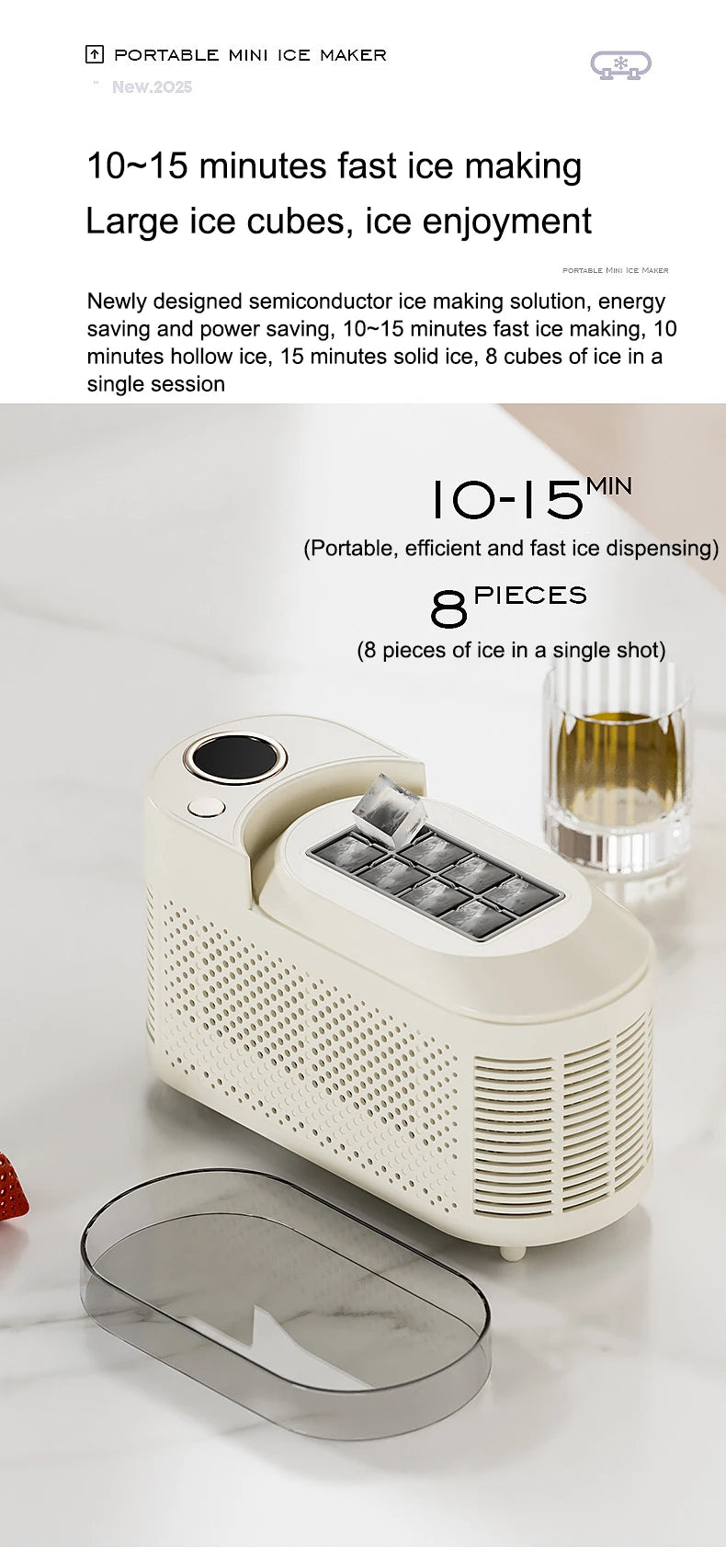 Portable Mini Ice Maker