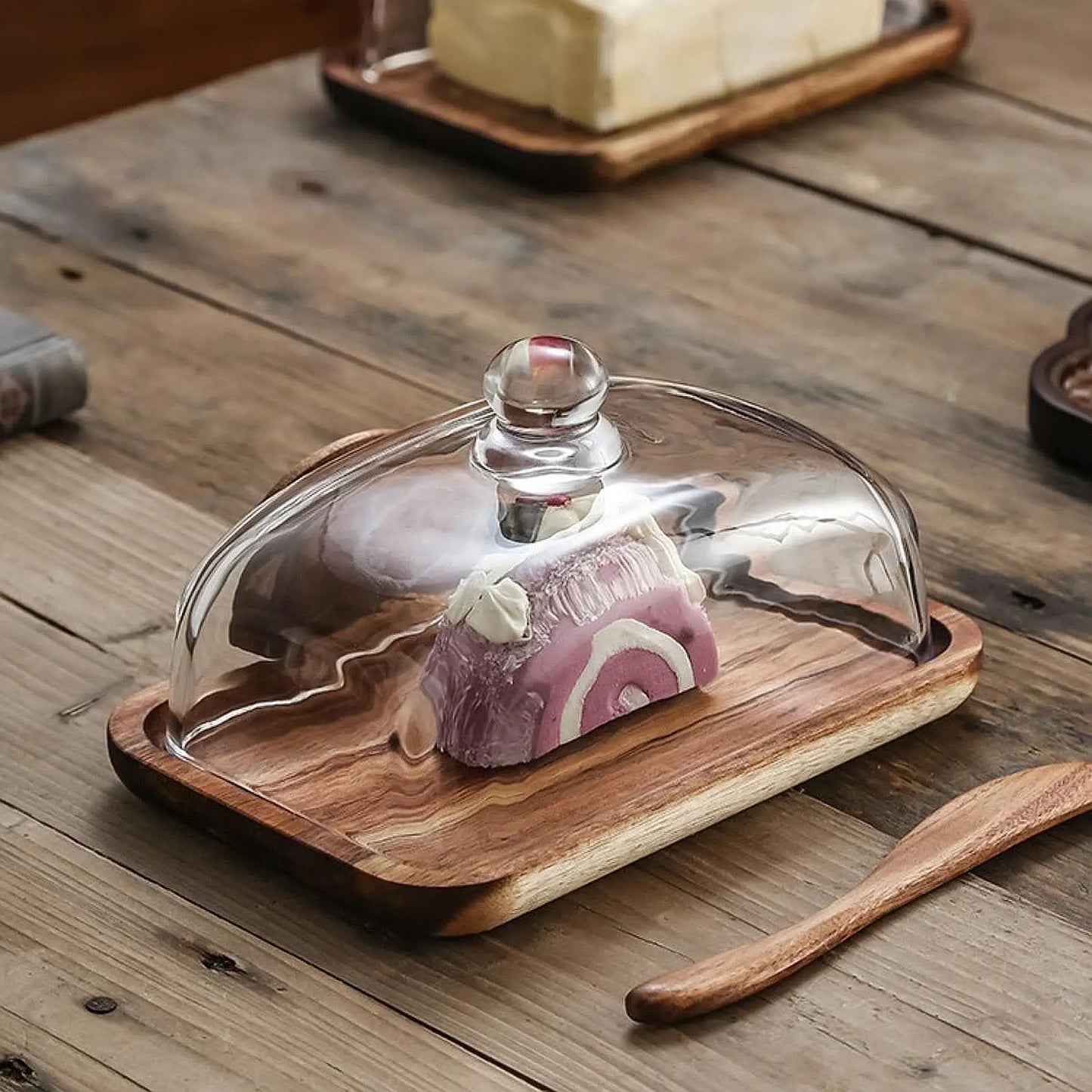 Wooden Butter Box