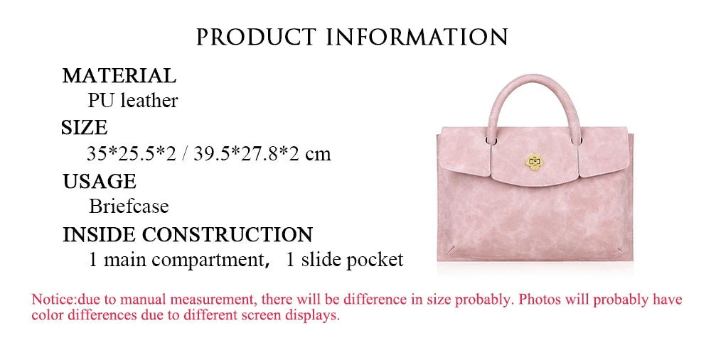 Luxury Design Fashion Woman Laptop Bag