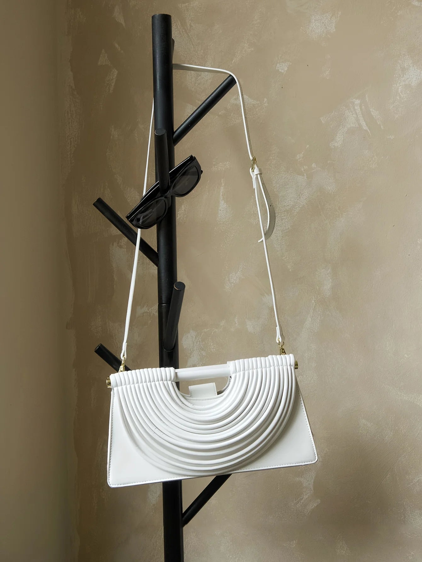 Gold Handwoven Evening Handbag