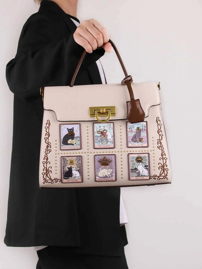 Embroidered Dream House Women’s Handbag
