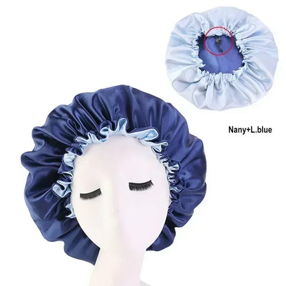 Reversible Satin Bonnet Hair Cap