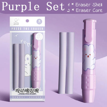 3-in-1 Retractable Eraser Pen
