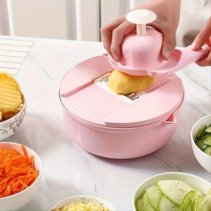 9-in-1 Multifunction Vegetable Chopper & Slicer