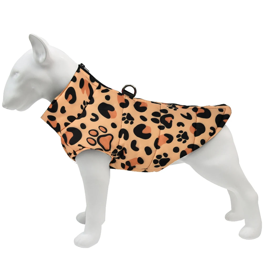 Waterproof Winter Dog Coat with D-Ring