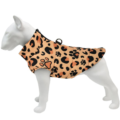 Waterproof Winter Dog Coat with D-Ring