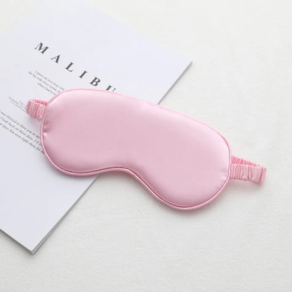 Imitation Silk Sleep Eye Mask, Light-Blocking Soft Eyeshade