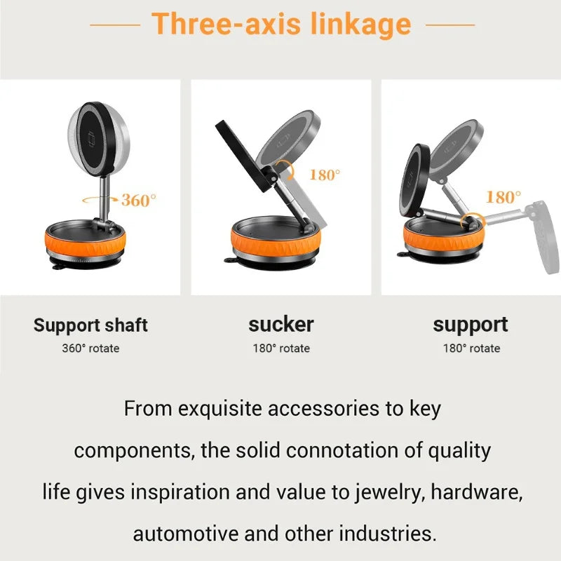 15W Magnetic Wireless Car Charger Holder