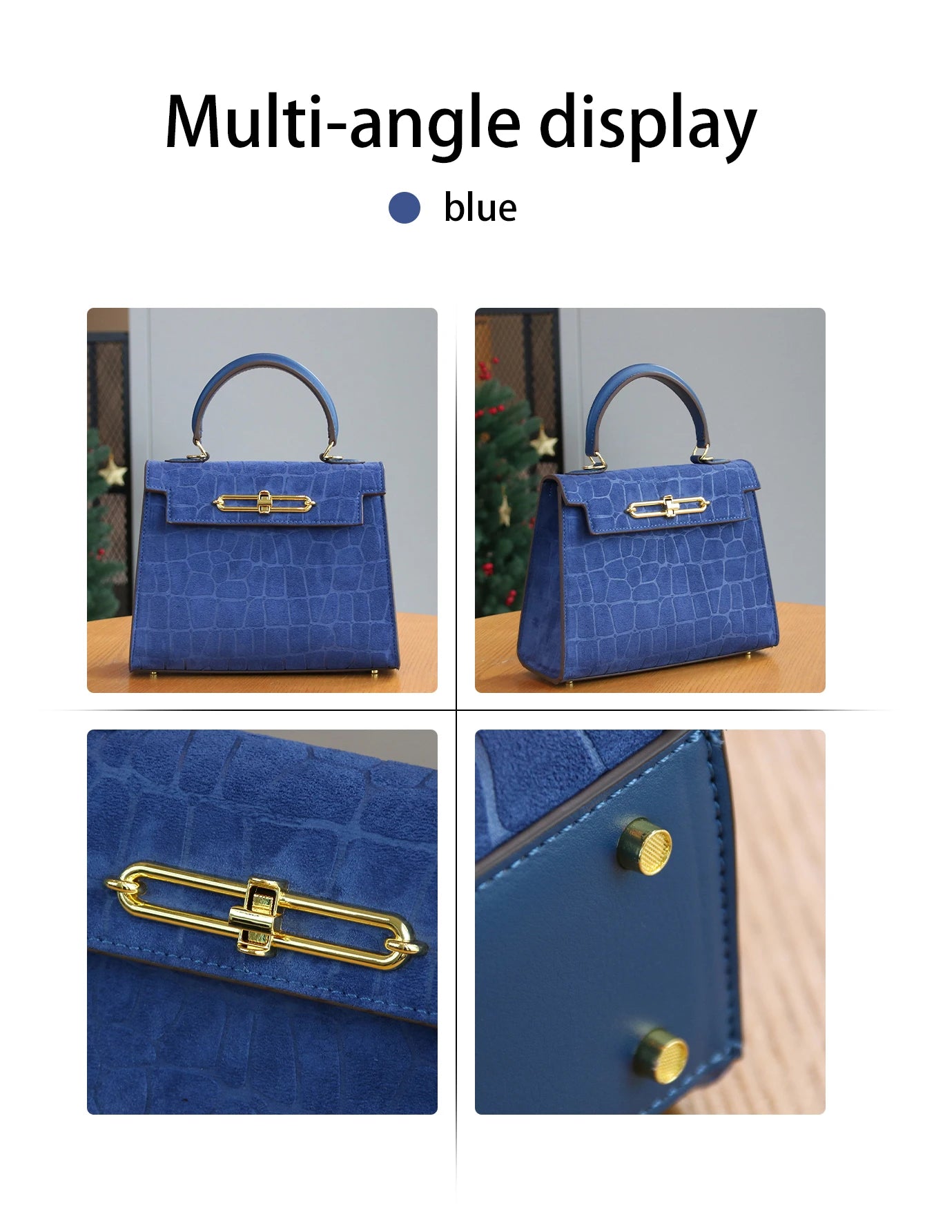 M.T MISS TOTE Leather Box Shoulder Bag