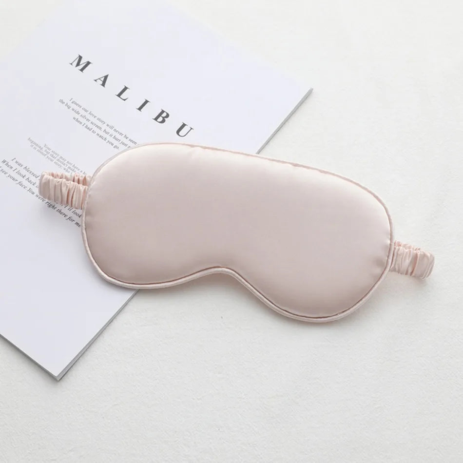 Imitation Silk Sleep Eye Mask, Light-Blocking Soft Eyeshade