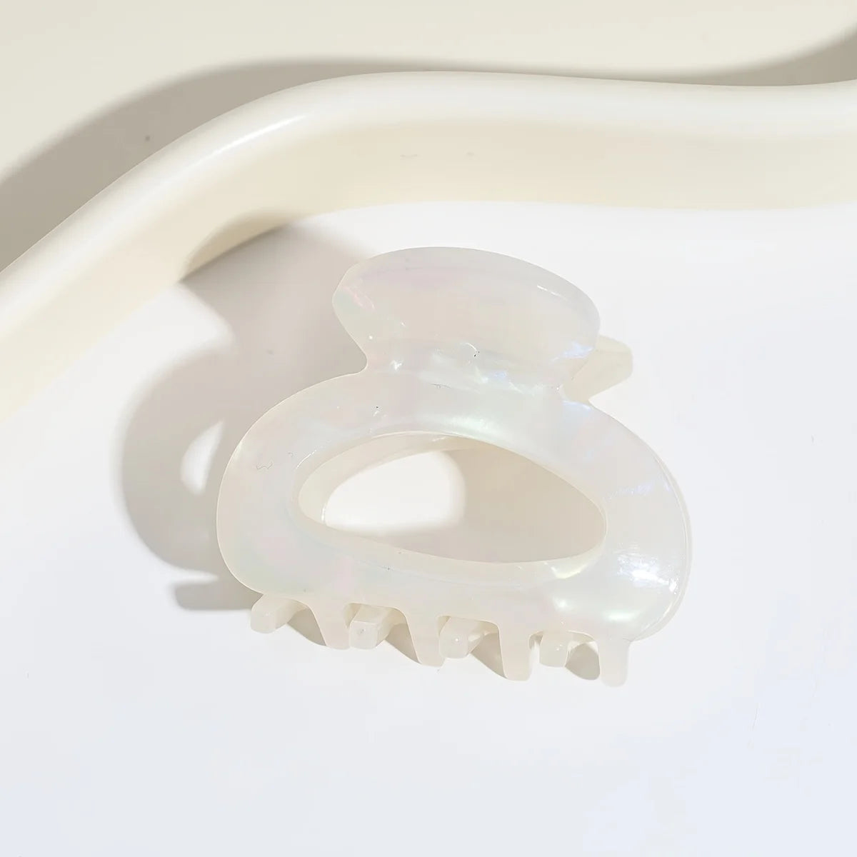 Elegant Small Oval Hair Claw Clip