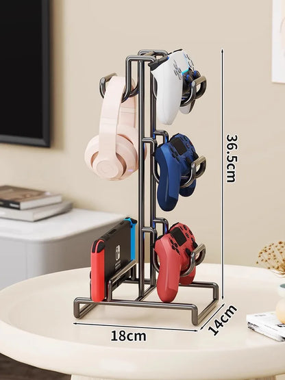 Metal Headphone Stand & Controller Holder for Desk