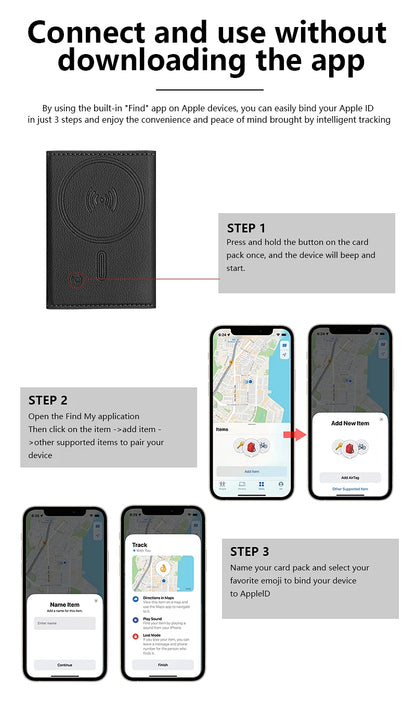 MagSafe Wallet with Find My Tracking