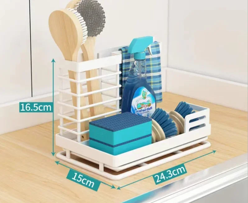 Stainless Steel Sink Sponge Holder Rack