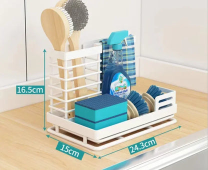 Stainless Steel Sink Sponge Holder Rack