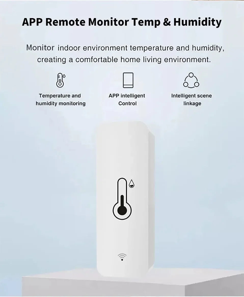 Smart WiFi Temperature & Humidity Sensor