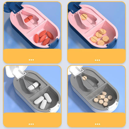 Portable Pill Cutter & Storage Case