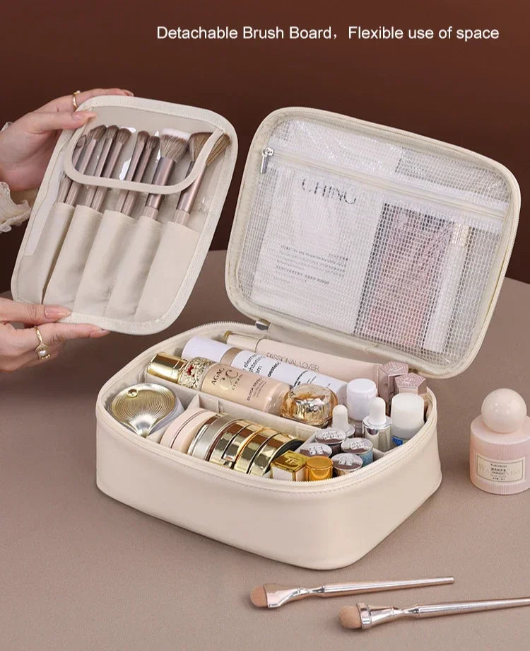 Double-Layer Cosmetic Organizer Bag