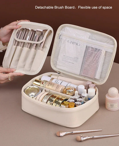 Double-Layer Cosmetic Organizer Bag