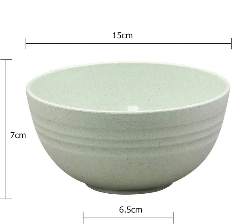 Wheat Straw Bowl Set