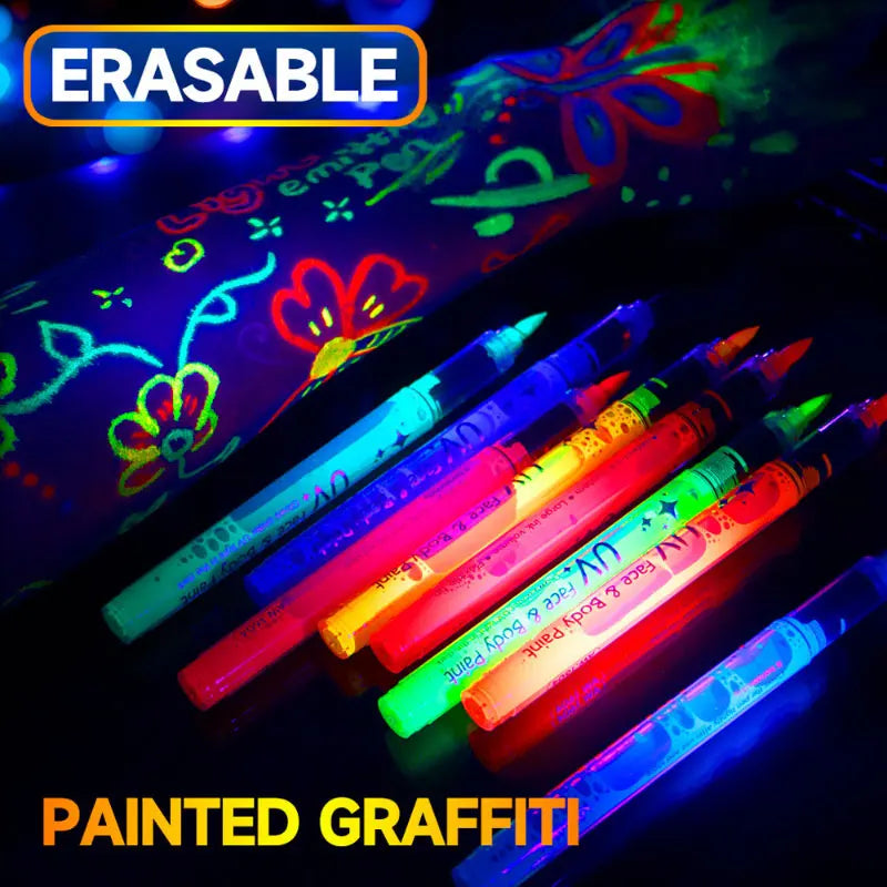 Fluorescent Face & Body Paint Pens