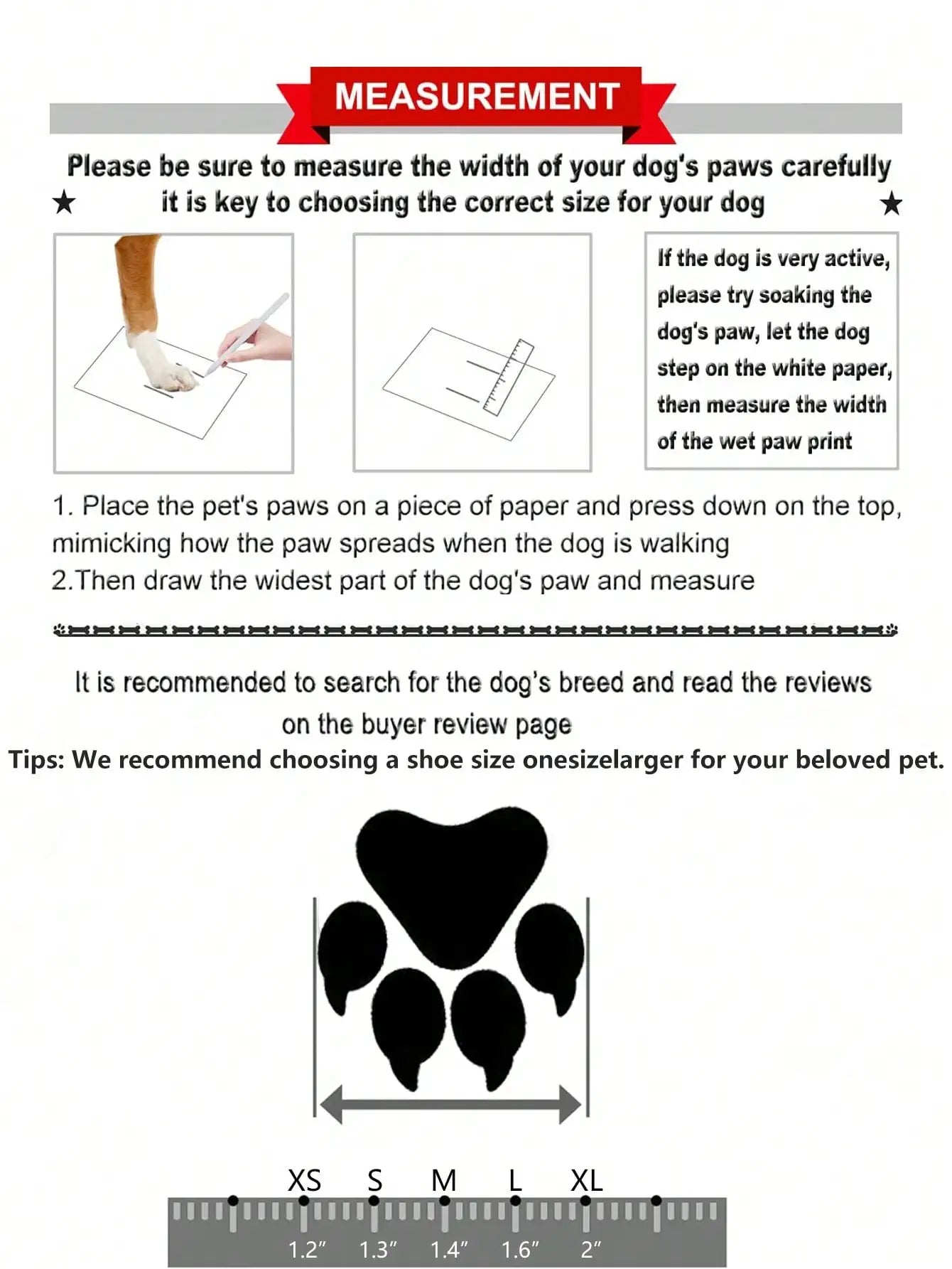 Waterproof Dog Shoes
