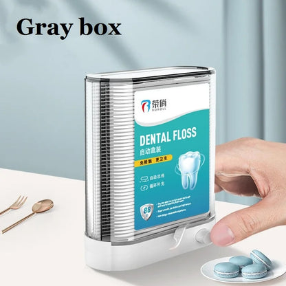 Dental Floss Pick Dispenser Automatic Holder