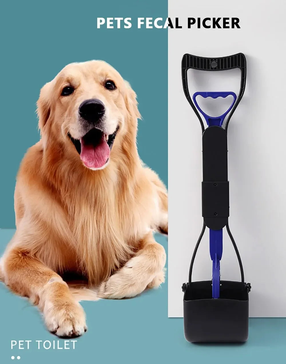 Foldable Long Handle Dog Pooper Scooper