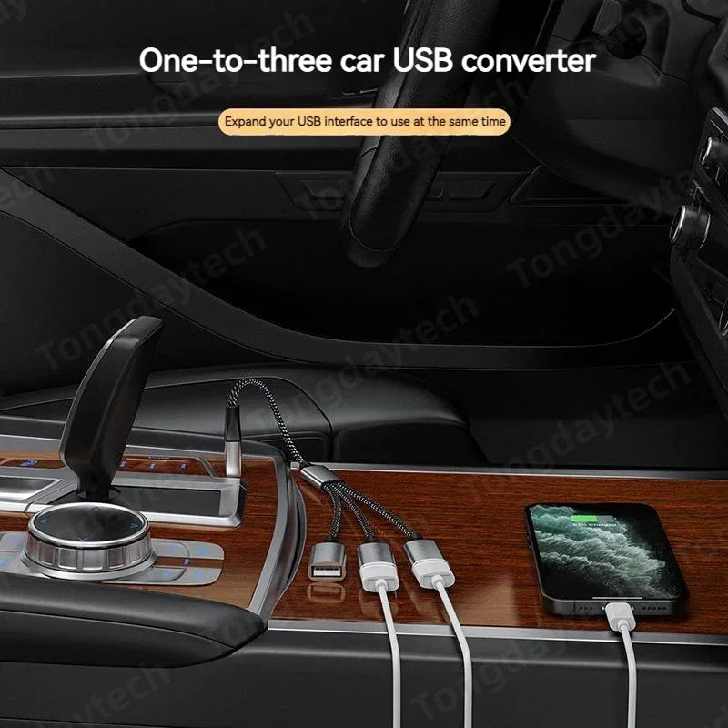 4-Port USB-C Hub OTG Adapter
