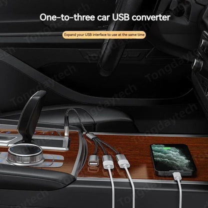 4-Port USB-C Hub OTG Adapter