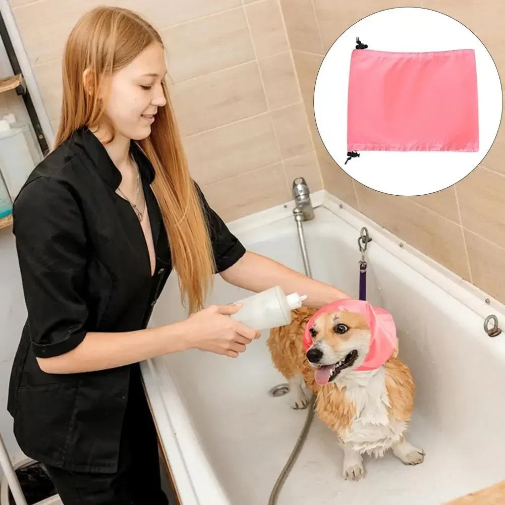 Waterproof Pet Shower Cap – Adjustable Dog Bath Hat