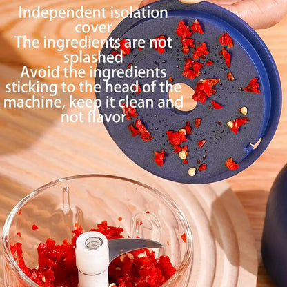 USB Portable Electric Garlic Chopper 260ML