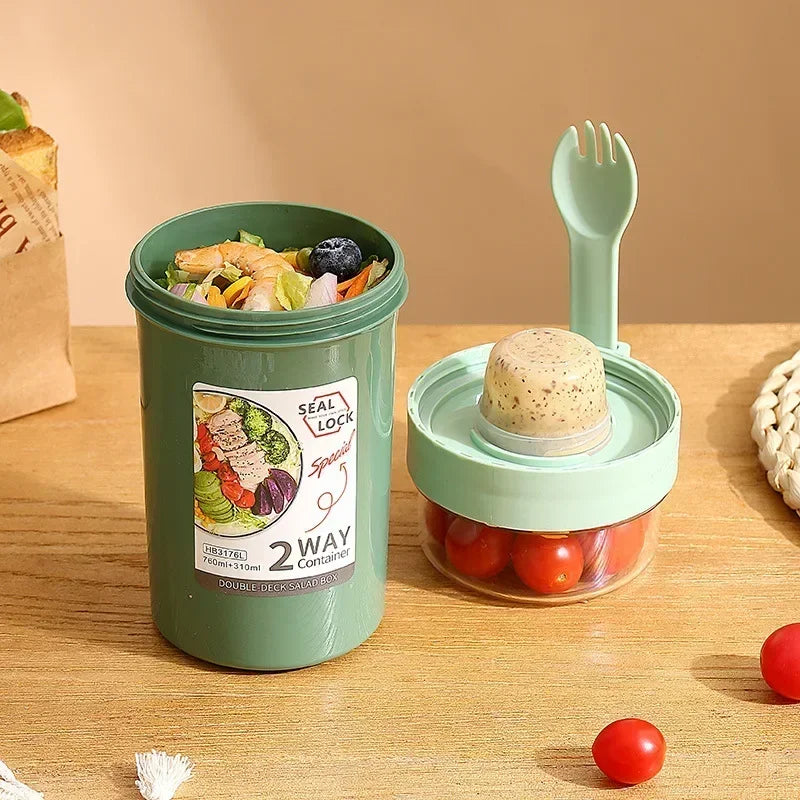 Bento Salad & Breakfast Cup Container Set