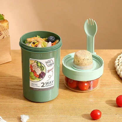 Bento Salad & Breakfast Cup Container Set