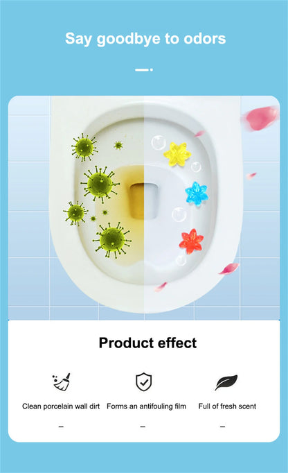 Flower Toilet Cleaning Gel