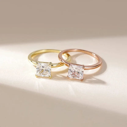 2CT Real 925 Sterling Silver Engagement Ring