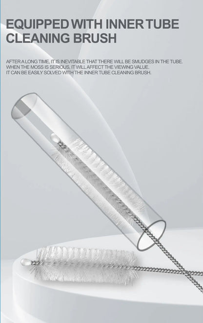 Telescopic Aquarium Feeding Tube with Floating Feeding Ring