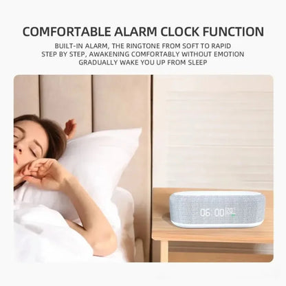 Wireless Charging Alarm Clock Station