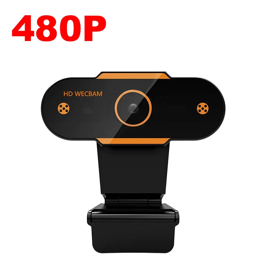 1080P HD USB Webcam with Auto Focus & Microphone