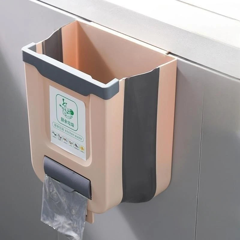 Wall Mounted Folding Kitchen Bin
