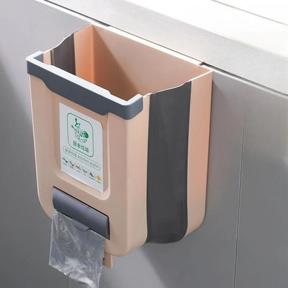 Wall Mounted Folding Kitchen Bin