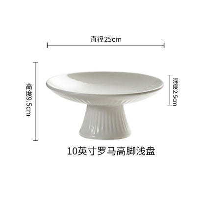 Ceramic Pedestal Serving Bowl