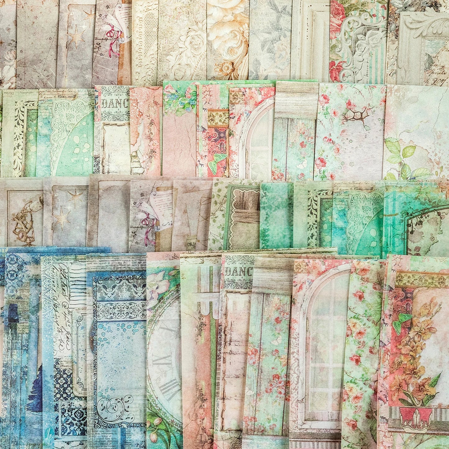 20Pcs Vintage Material Paper